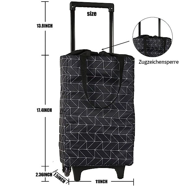 DOPWii Einkaufstrolley Einkaufswagen Einkaufstrolley, Treppensteiger, klapp günstig online kaufen