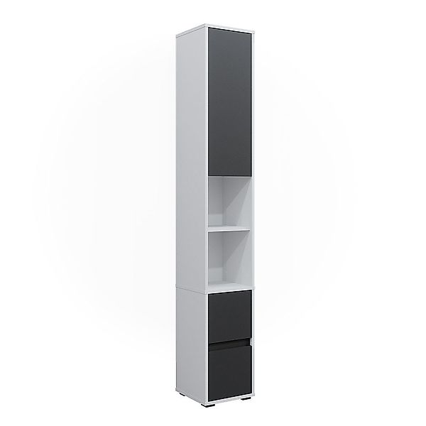 Vicco Hochschrank Maltin, Weiß/Weiß, 30.2 x günstig online kaufen