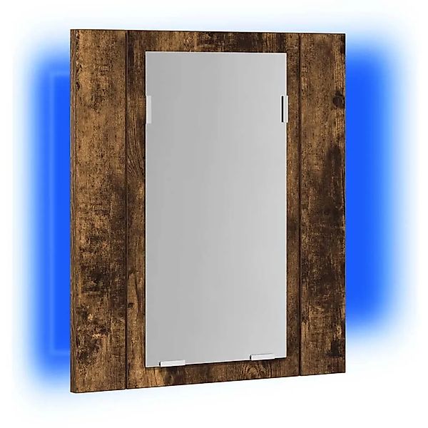 vidaXL LED-Spiegelschrank Räuchereiche 40x12x45 cm Holzwerkstoff 822833 günstig online kaufen