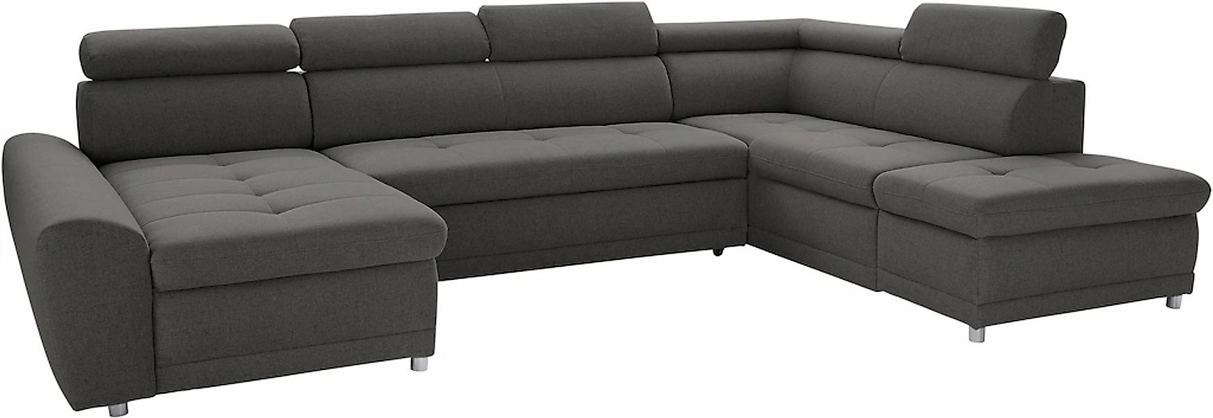 sit&more Wohnlandschaft »Riva U-Form« wahlweise mit Bettfunktion günstig online kaufen