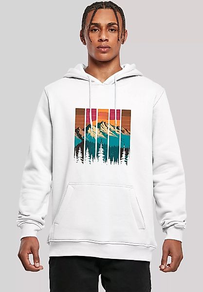 F4NT4STIC Kapuzenpullover "Berg Sonnenuntergang Retro", Premium Qualität günstig online kaufen