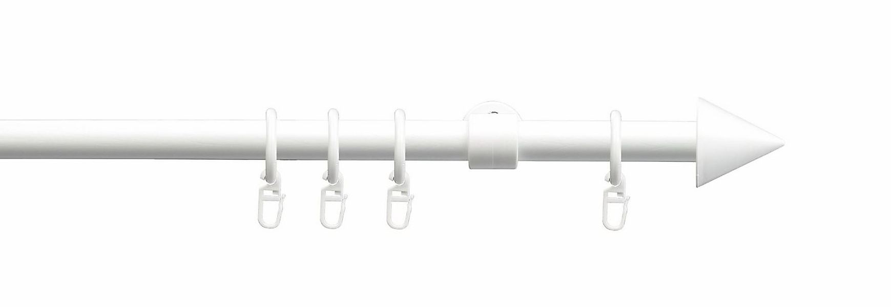 Liedeco Gardinenstange Kegel, Ø 20 mm, 1-läufig, Fixmaß, verschraubt, Metal günstig online kaufen