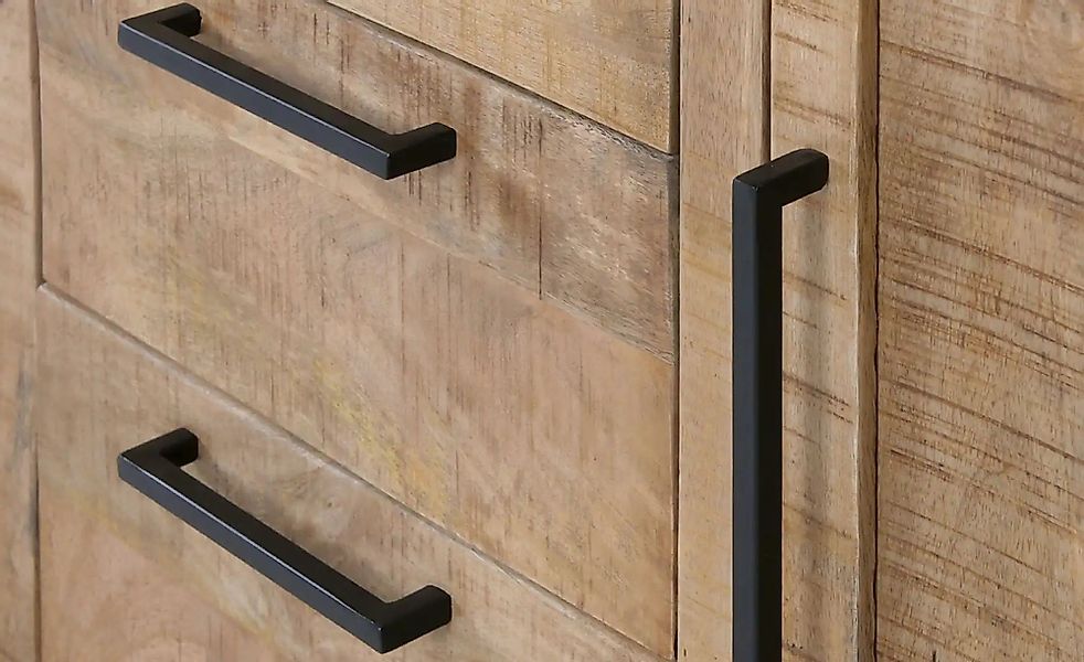Highboard  Kuba ¦ holzfarben ¦ Maße (cm): B: 95 H: 145 T: 43.0 Schränke > V günstig online kaufen