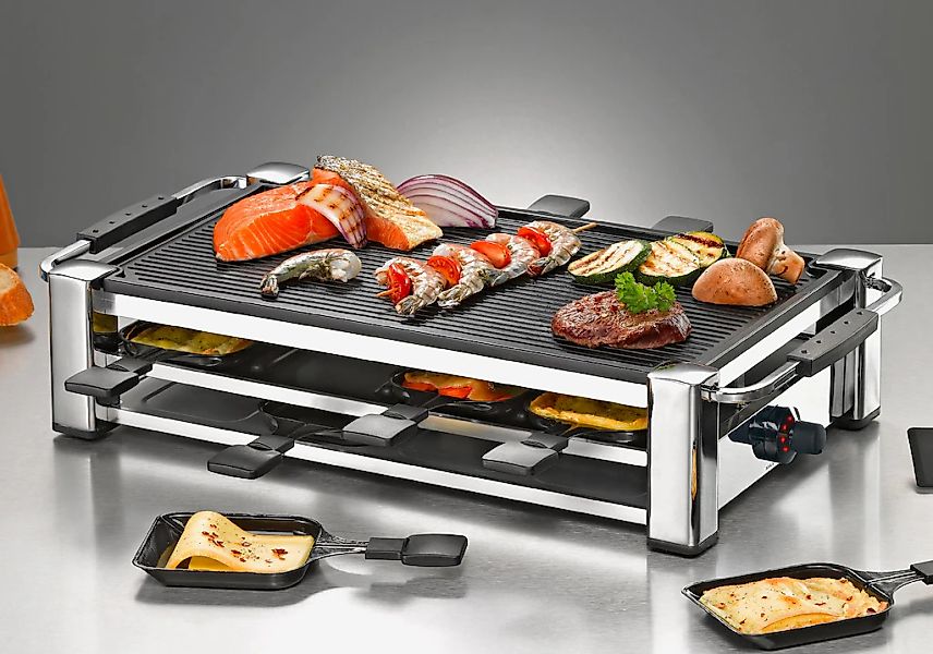 Rommelsbacher Raclette "Fashion RCC 1500" 8 Stk. Raclettepfännchen 1.500 W günstig online kaufen