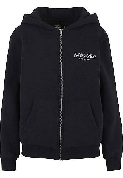 Miss Tee Sweatjacke "Miss Tee Feel The Pain Ladies Fluffy Zip Hoody" günstig online kaufen