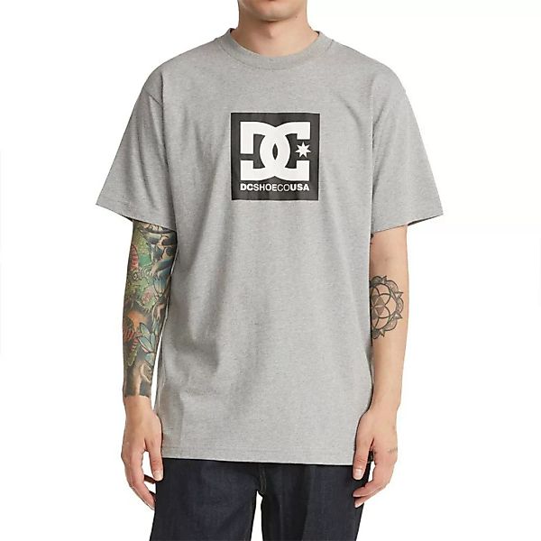 Dc Shoes Dc Square Star Kurzärmeliges T-shirt 2XL Heather Grey günstig online kaufen
