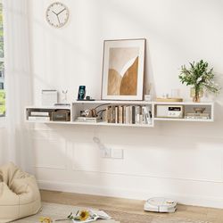 FABATO TV-Schrank schwebender und hängender Fernsehschrank, günstig online kaufen