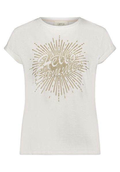 Cartoon Kurzarmshirt "Damen Printshirt mit Ärmelaufschlag" 1 Stk. tlg. Plac günstig online kaufen