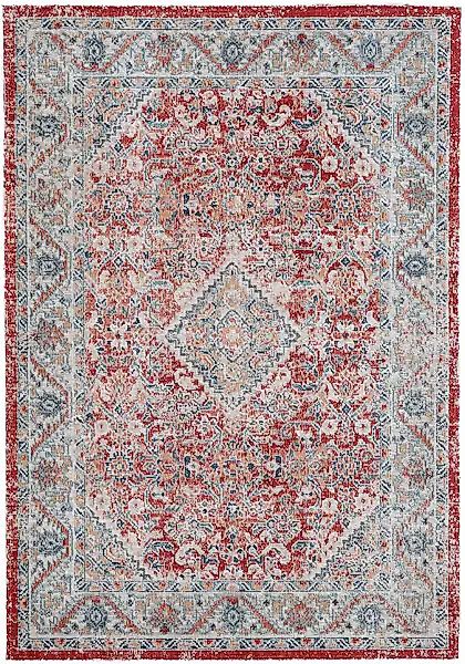 carpetfine Teppich »Noah_1«, rechteckig, 3 mm Höhe, Orient Vintage Look, Wo günstig online kaufen