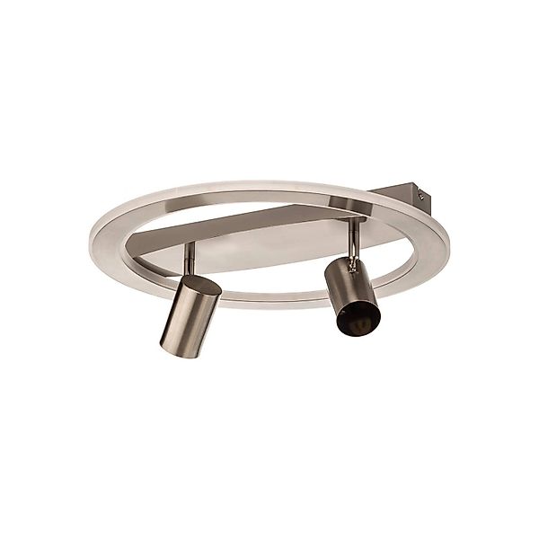 Lindby LED Deckenleuchte Berisha 9935002 Modern in Alu aus Metall 2-flammig günstig online kaufen