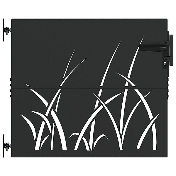 vidaXL Gartentor Gartentor Schwarz 105 x günstig online kaufen