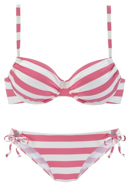 Venice Beach Bügel-Bikini mit gewebten Streifen günstig online kaufen