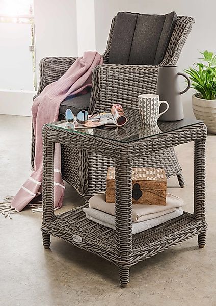 Destiny Balkonset "Luna Merano" Set, 4 Stk. tlg. bestehend aus 1x Sessel, 1 günstig online kaufen