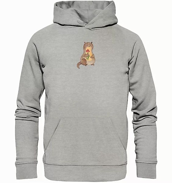 Mr. & Mrs. Panda Hoodie Otter Blumenstrauß Größe M - Heather Grey - Geschen günstig online kaufen