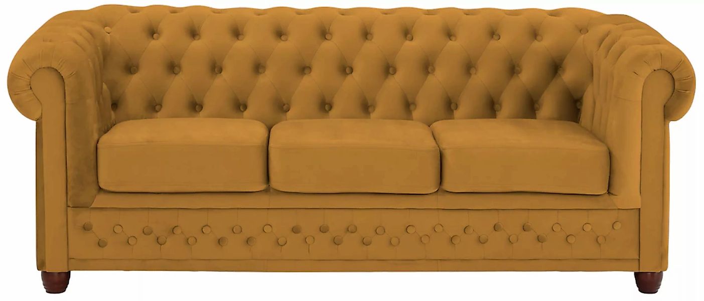 Home affaire Chesterfield-Sofa "New Castle", mit hochwertiger Knopfheftung günstig online kaufen