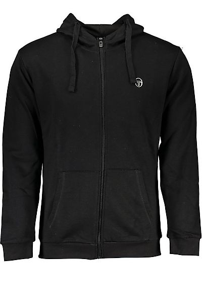 Sergio Tacchini Sweatshirt Schwarzes Herren-Sweatshirt mit Kapuze und günstig online kaufen
