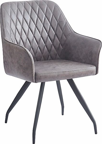 Kayoom Polsterstuhl "Stuhl Amber 225, Eleganter Stuhl mit Steppung", 1 St., günstig online kaufen