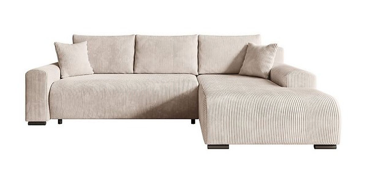 storez24 Ecksofa Ellen - Vanilla, mit günstig online kaufen