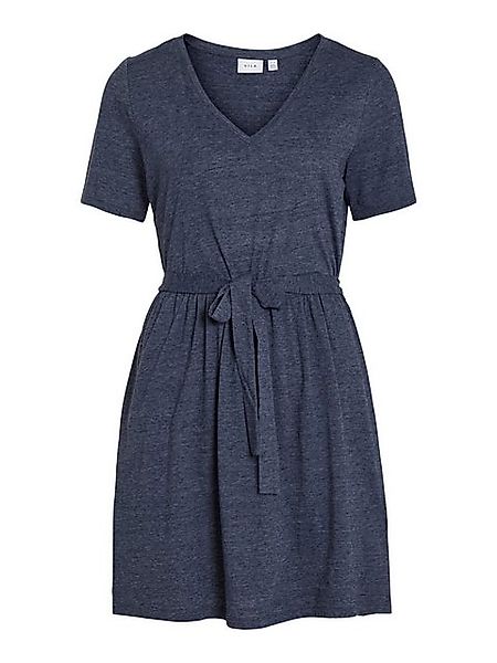 Vila Jerseykleid VILINNA V-NECK 2/4 BELT DRESS günstig online kaufen