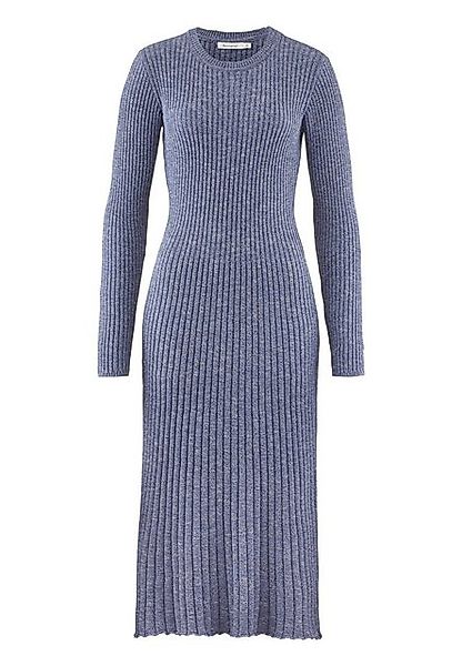 Hessnatur Strickkleid Strickkleid Midi Slim (1-tlg) günstig online kaufen