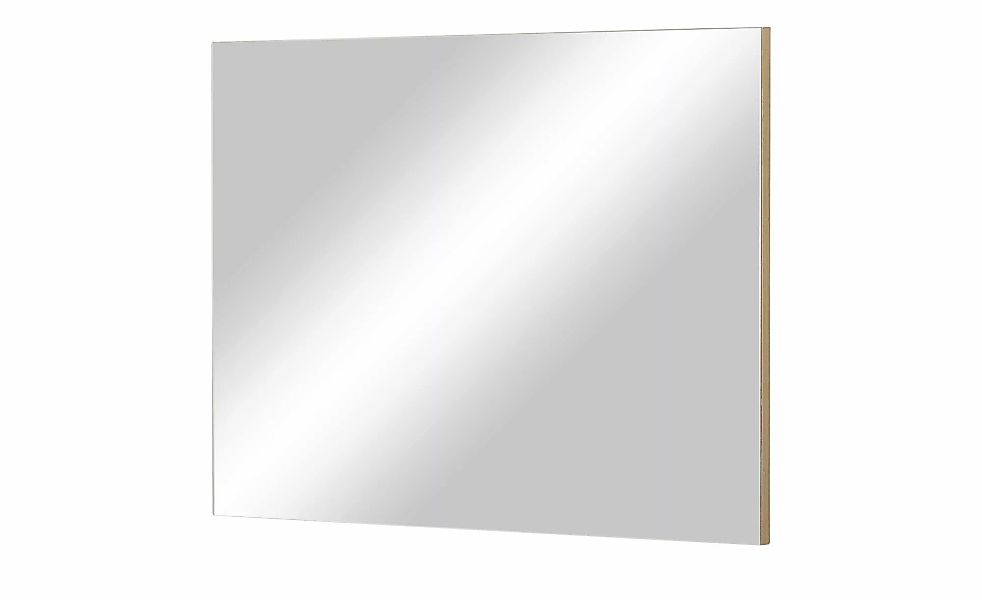 Wohnwert Spiegel 80 x 60 cm Como ¦ holzfarben ¦ Glas,Aluminium,Holz ¦ Maße günstig online kaufen