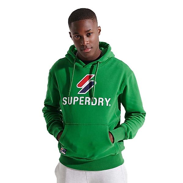 Superdry Code Logo Apq 2 Hood Pullover M Oregon Green günstig online kaufen