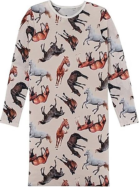 Schiesser Nachthemd Sleepshirt Pferde allover Gr. günstig online kaufen