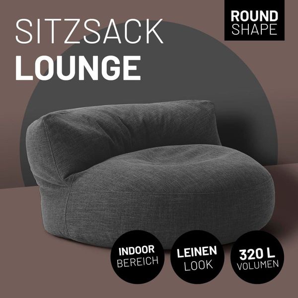 Lumaland Sitzsack Round Sofa Sitzkissen Bean günstig online kaufen