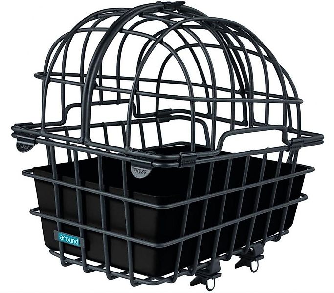 Around Fahrradkorb Around Hundekorb Luna Alu schwarz  Stabiler und moderner günstig online kaufen