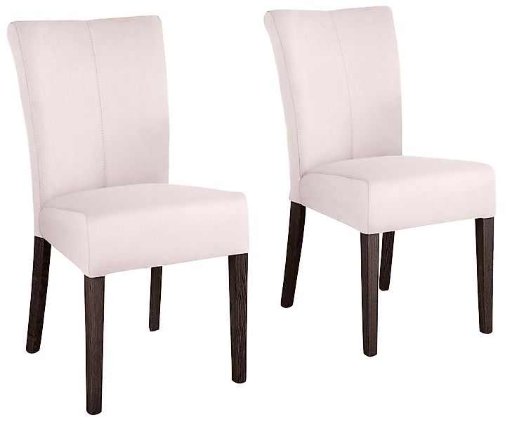 Home affaire Esszimmerstuhl "Queen" (Set) 6 Stk. Kunstleder Beine aus massi günstig online kaufen