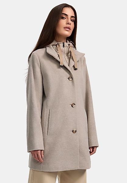 MANISA Wolljacke, mit Kapuze, mit Kapuze günstig online kaufen