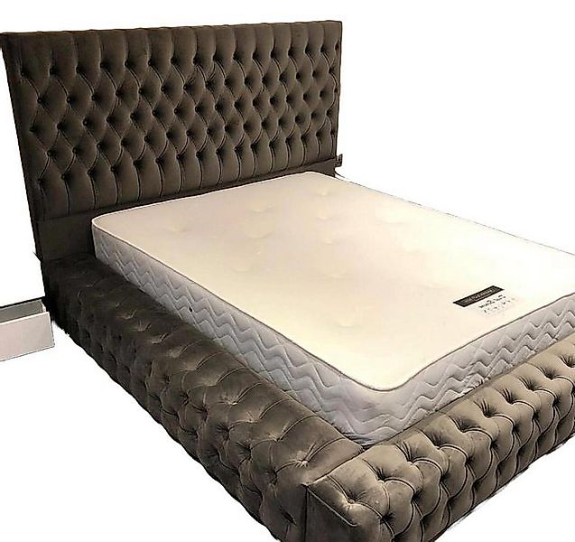 Xlmoebel Bett Chesterfield Stoffbett Schlafzimmer Bett Doppelbett Gepolster günstig online kaufen