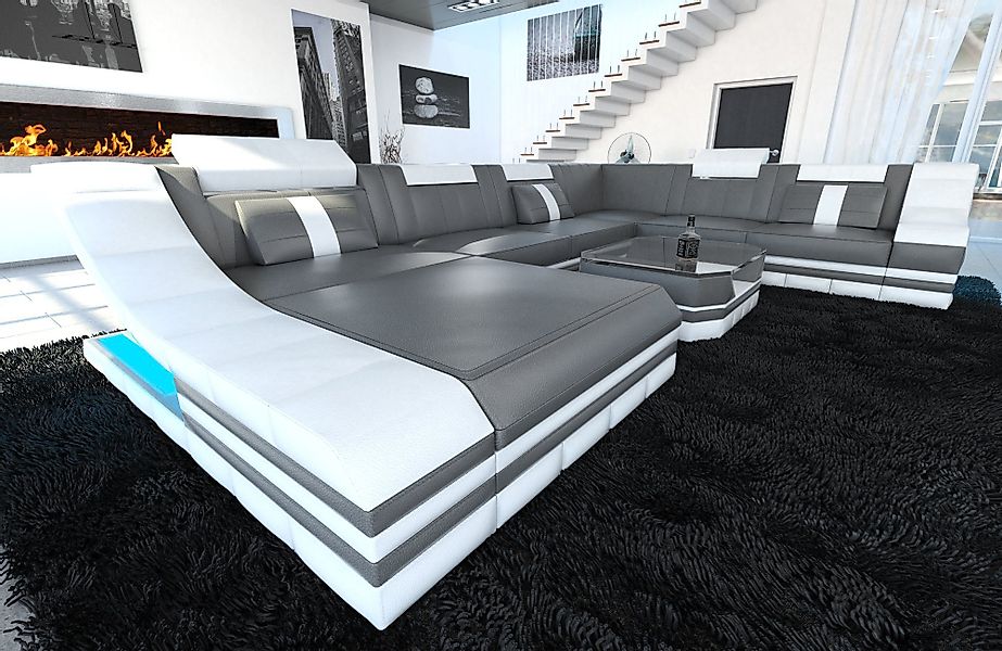 Sofa Dreams Wohnlandschaft Ledercouch Sofa Leder günstig online kaufen