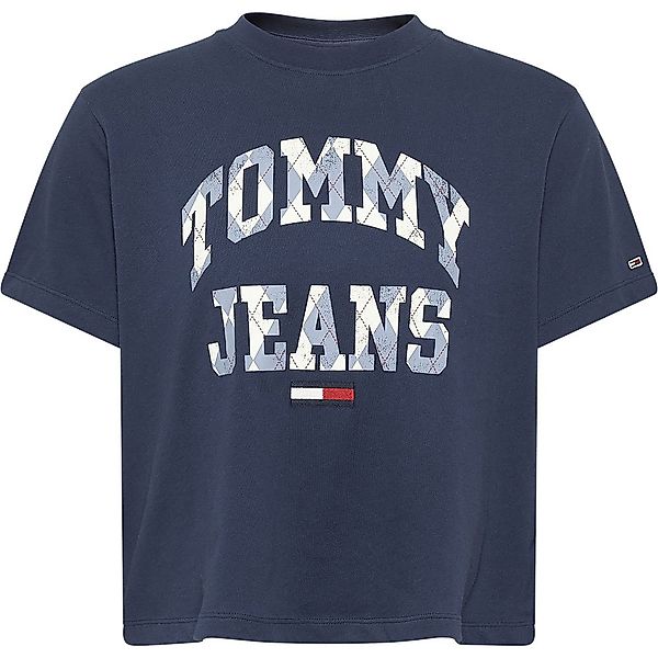 Tommy Jeans Classic College Argyle Kurzärmeliges T-shirt L Twilight Navy günstig online kaufen