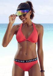 Elbsand Bügel-Bikini mit kontrastfarbenen Markenschriftzügen günstig online kaufen