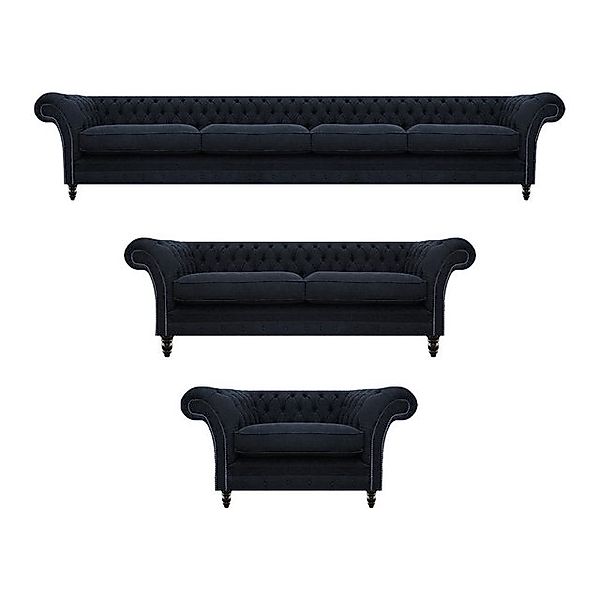 JVmoebel Chesterfield-Sofa Sofa Couch Polster Garnitur Sofagarnitur Moderne günstig online kaufen