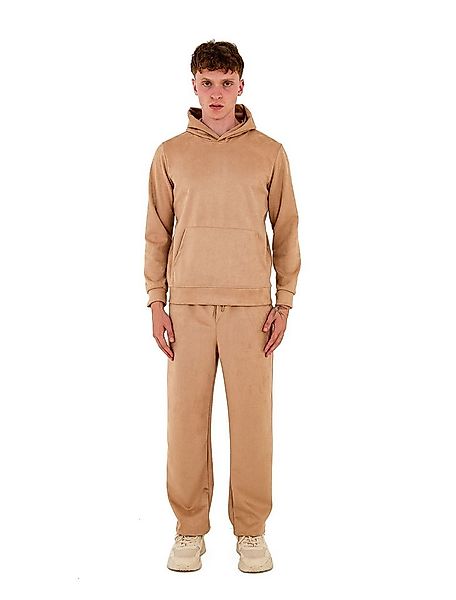 Denim Distriqt Jogginganzug Sportlicher Samt Jogginganzug mit Baggyhose Cam günstig online kaufen