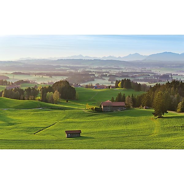 Sanders & Sanders Fototapete Landschaft Grün und Blau 450 x 280 cm 612650 günstig online kaufen