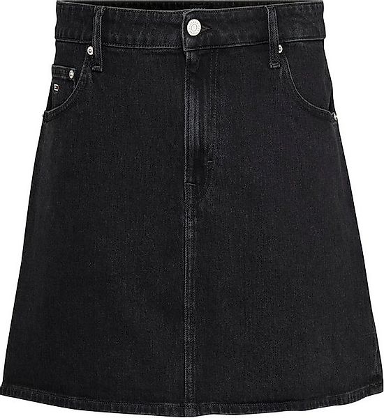 Tommy Jeans Curve Jeansrock "CRV MOM UH SKIRT CG4181", Webrock mit Logopatc günstig online kaufen