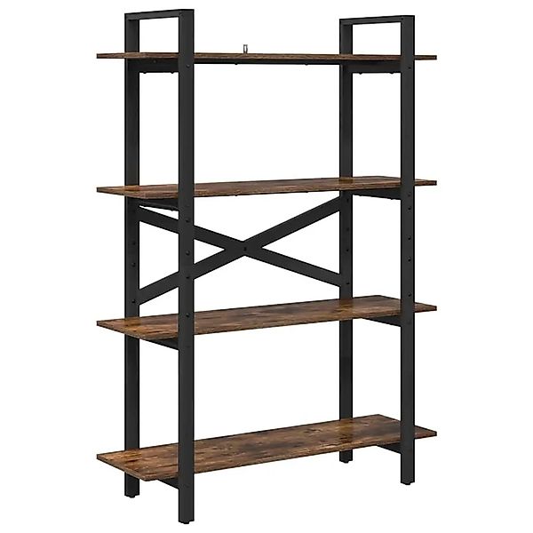 vidaXL Bücherregal Geräucherte Eiche 100 x 33,5 x 140 cm Holzwerkstoff 8839 günstig online kaufen