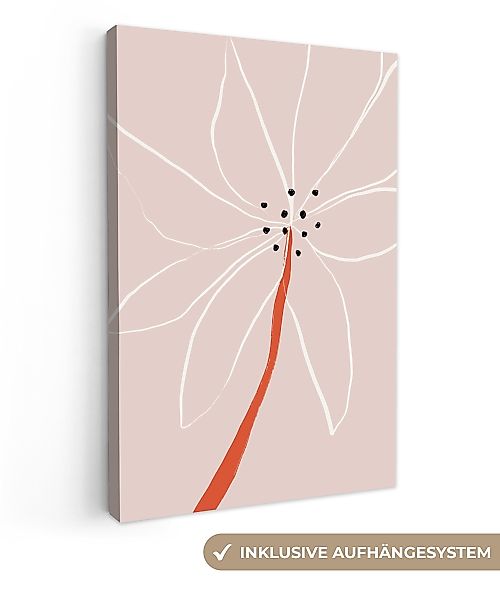 OneMillionCanvasses® Leinwandbild Blumen - Abstrakt - günstig online kaufen