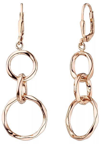 JOBO Paar Ohrhänger, 925 Silber roségold vergoldet günstig online kaufen