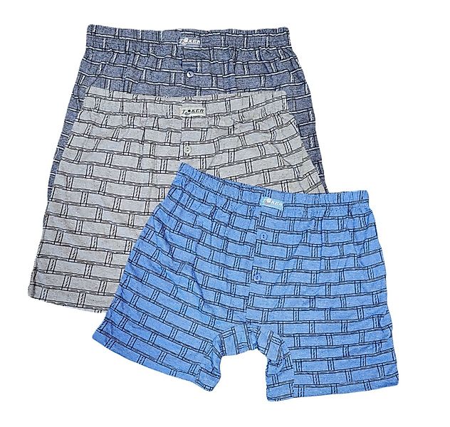 Toker Collection® Boxershorts Herren Boxershort kariert günstig online kaufen