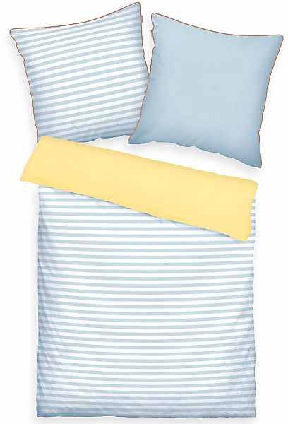 TOM TAILOR HOME Bettwäsche "STRIPES WITH A KICK in Gr. 135x200cm oder 155x2 günstig online kaufen