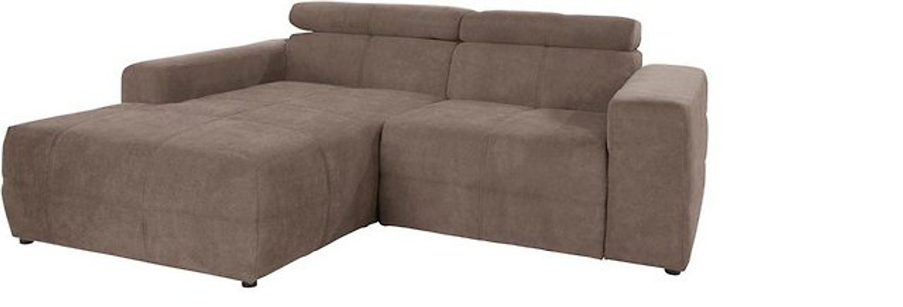 DOMO collection Ecksofa Brandon Sitzbelastung 140 kg, kleine Ausführung B/T günstig online kaufen