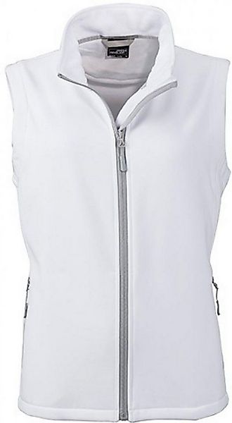 James & Nicholson Funktionsweste Damen Promo Softshell Vest / Wasserabweise günstig online kaufen