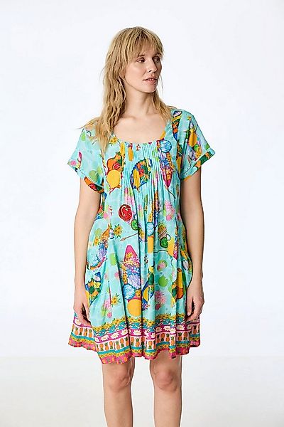 Himalaya Clothing Tunika Kleid Damen mit sommerlichen und floralen Motiven günstig online kaufen
