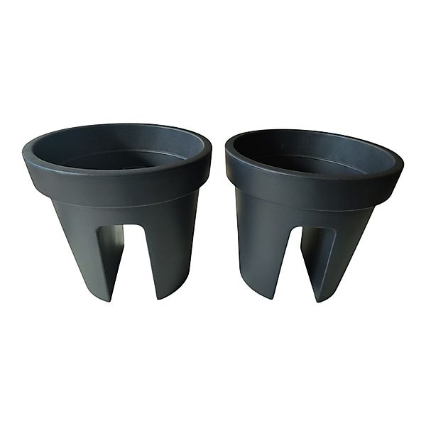 sesua Blumentopf Balkon-Blumentopf für Geländer rund günstig online kaufen