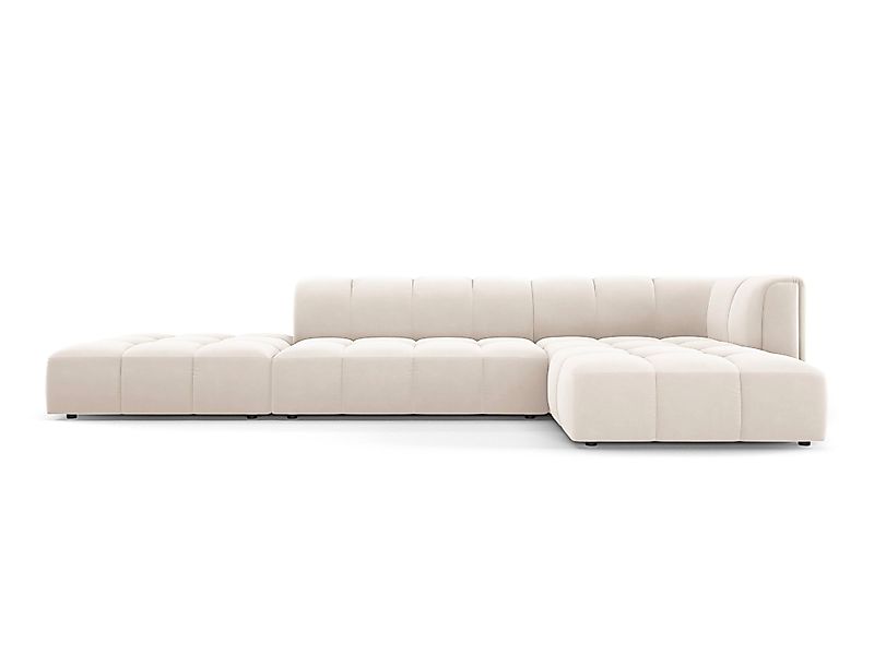 Milo Casa | Ecksofa Francesca Samt rechts 5-Sitzer günstig online kaufen