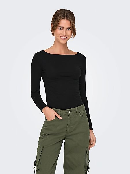 ONLY Langarmshirt (1-tlg) Plain/ohne Details günstig online kaufen